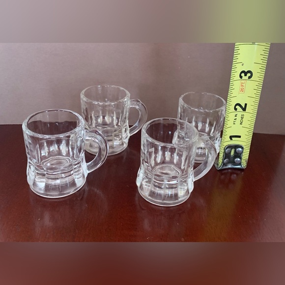 Vintage Miniature Beer Mugs Shot Glasses (Set of 4) - Picture 3 of 3
